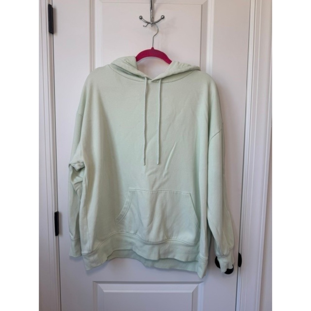 Universal Thread Mint Green Oversized Hoodie Sweatshirt Womens Large Long Fit